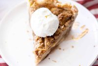 Homestyle American Cheese Apple Crumble Pie