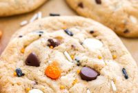 Festive Funfetti Cake Batter Chocolate Chip Cookies
