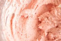 Luscious Strawberry Buttercream Frosting