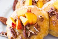 Effortless Peach Pecan Sticky Buns