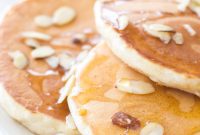 Honey-Kissed Almond Greek Yogurt Pancakes