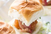 Honey-Glazed Bacon Wrapped Chicken Sliders