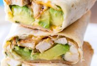 Hearty Oven-Baked Chicken & Avocado Burritos