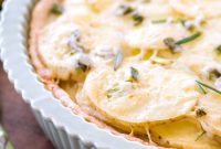 Rustic Asparagus Potato and Cheese Tart