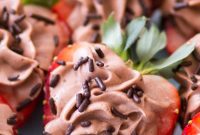 Decadent Chocolate Cheesecake Strawberry Bites