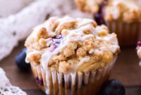 Zesty Lemon Blueberry Crumble Muffins
