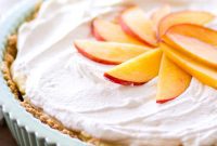 Effortless Peach Cloud Pie