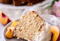 Luscious Peach Pound Cake
