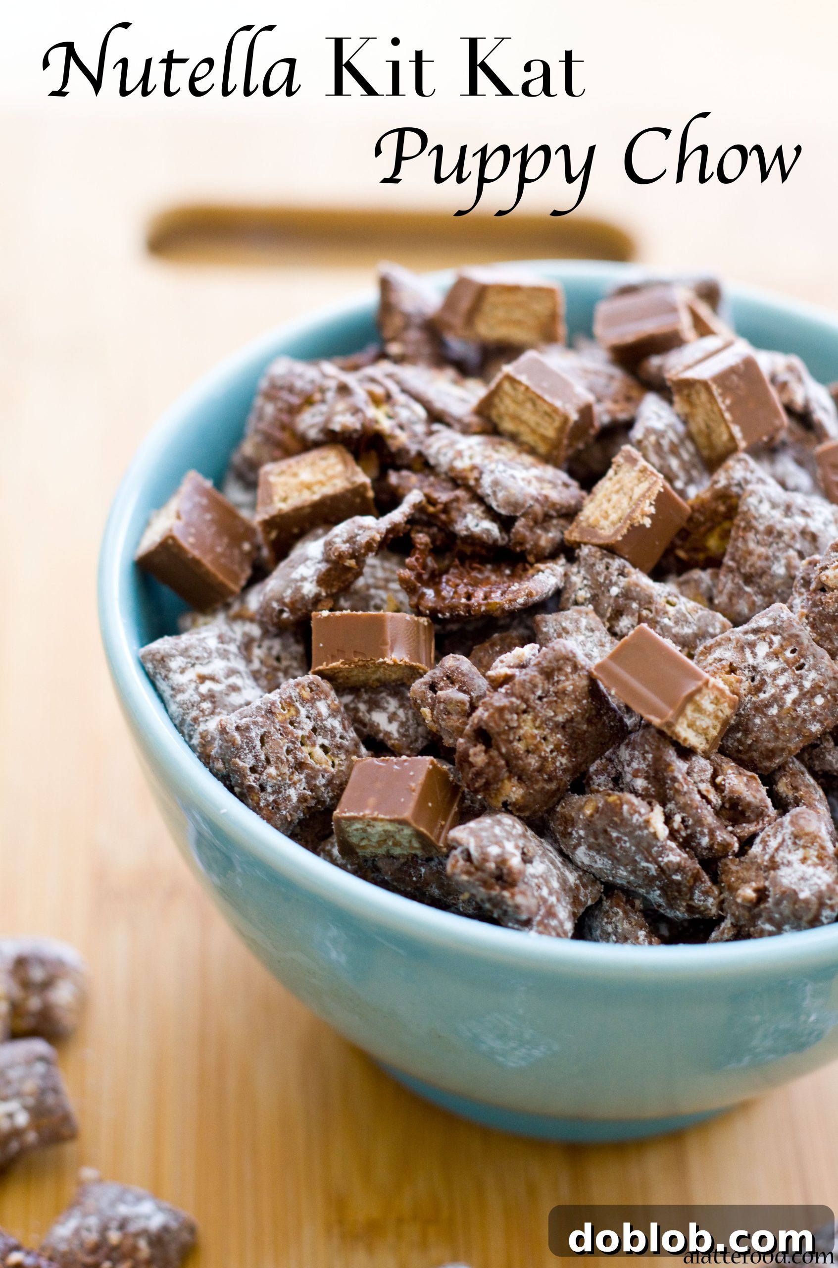 Nutella Kit Kat Puppy Chow aka Muddy Buddies
