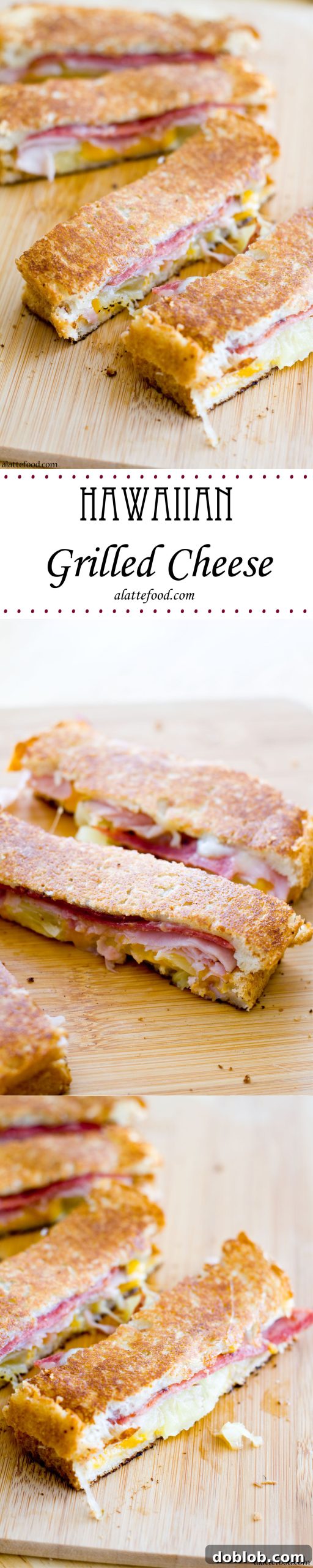 Aloha Melt 4 Hawaiian Grilled Cheese | A Latte Food