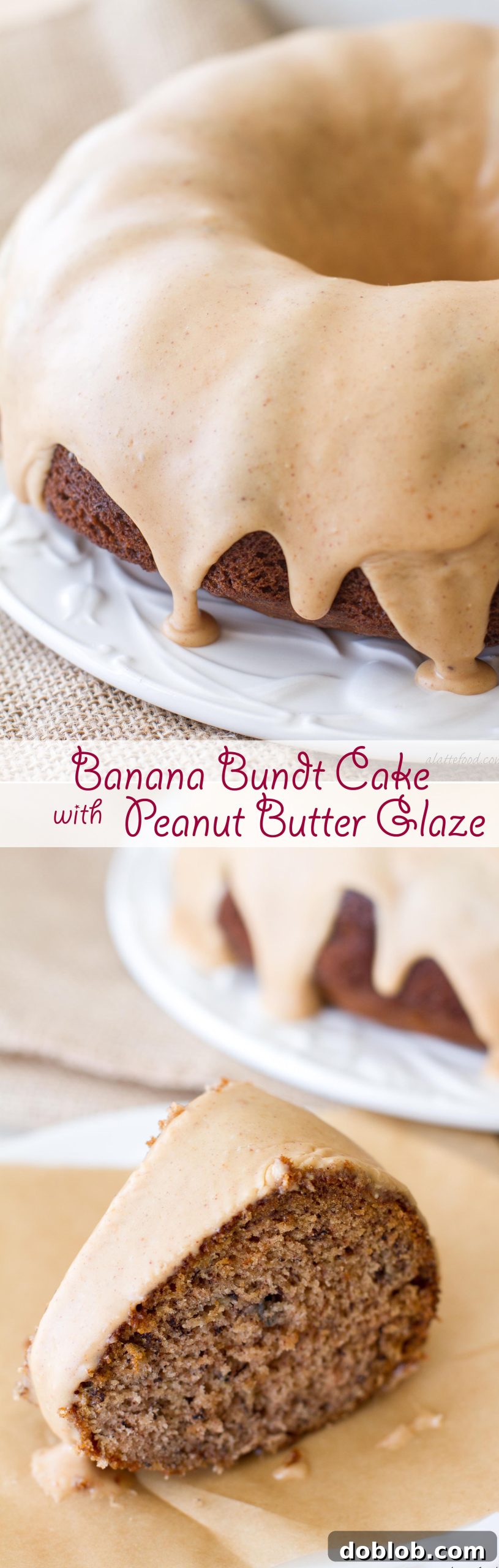 Peanut Butter Drizzled Banana Bundt Dream 7 A collage of various delicious dessert and baking creations, including cakes, cookies, and other treats, inspiring further culinary adventures.