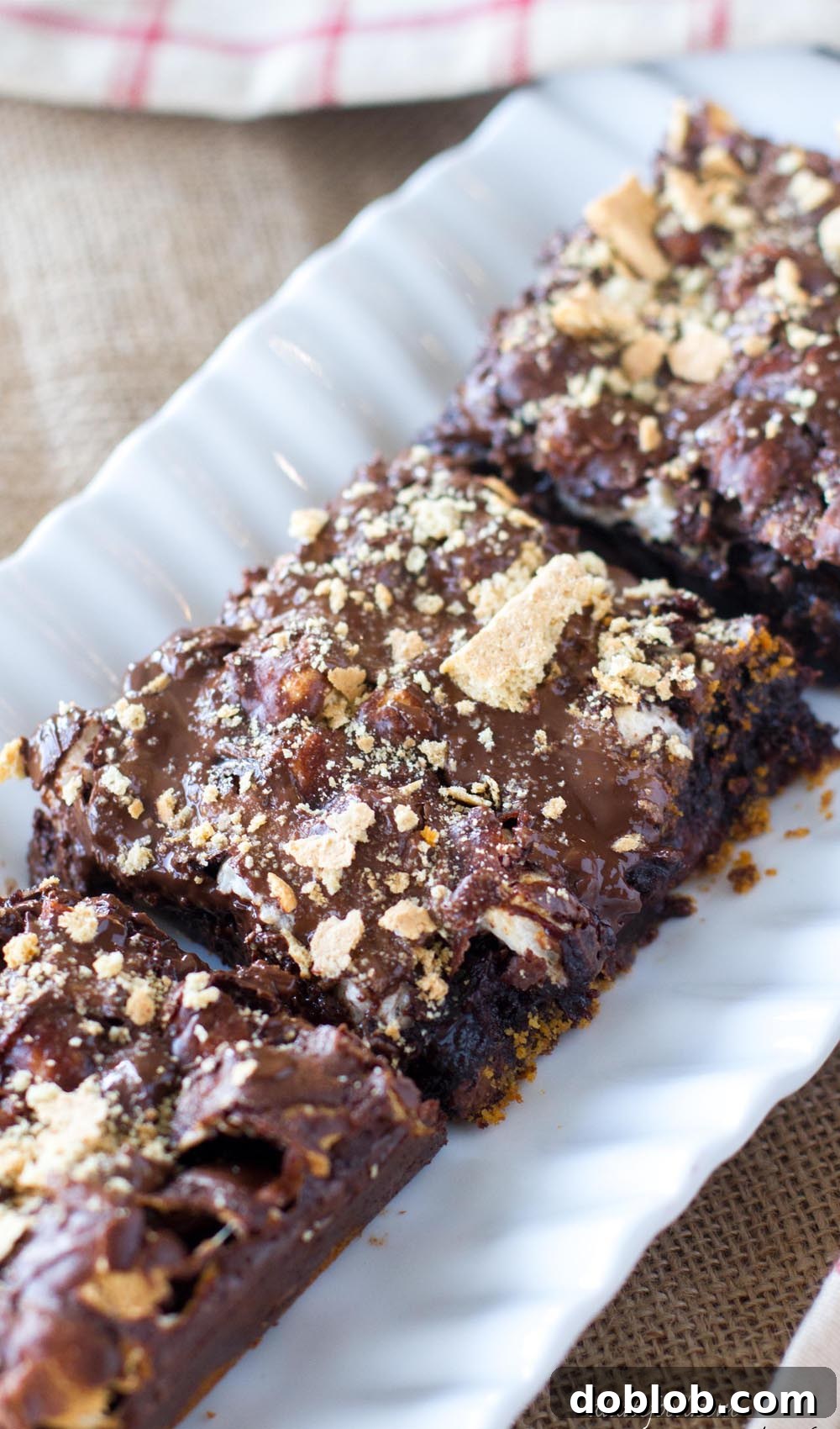 The Ultimate S’mores Brownies - delicious dessert