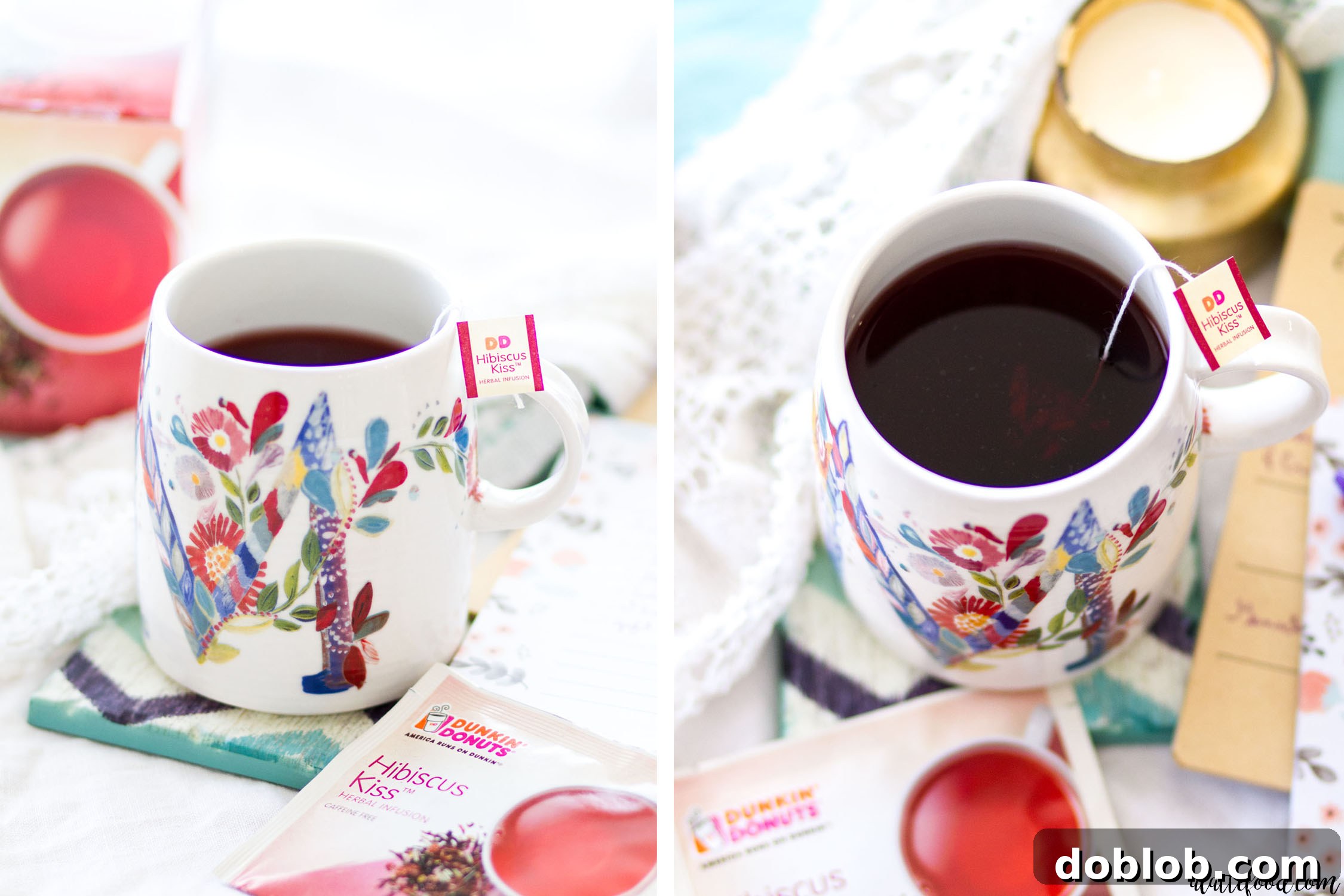 Weekend Cravings Meet Dunkin Donuts 9 A calendar with notes, suggesting plans for an organized and productive weekend, accompanied by a cup of tea.