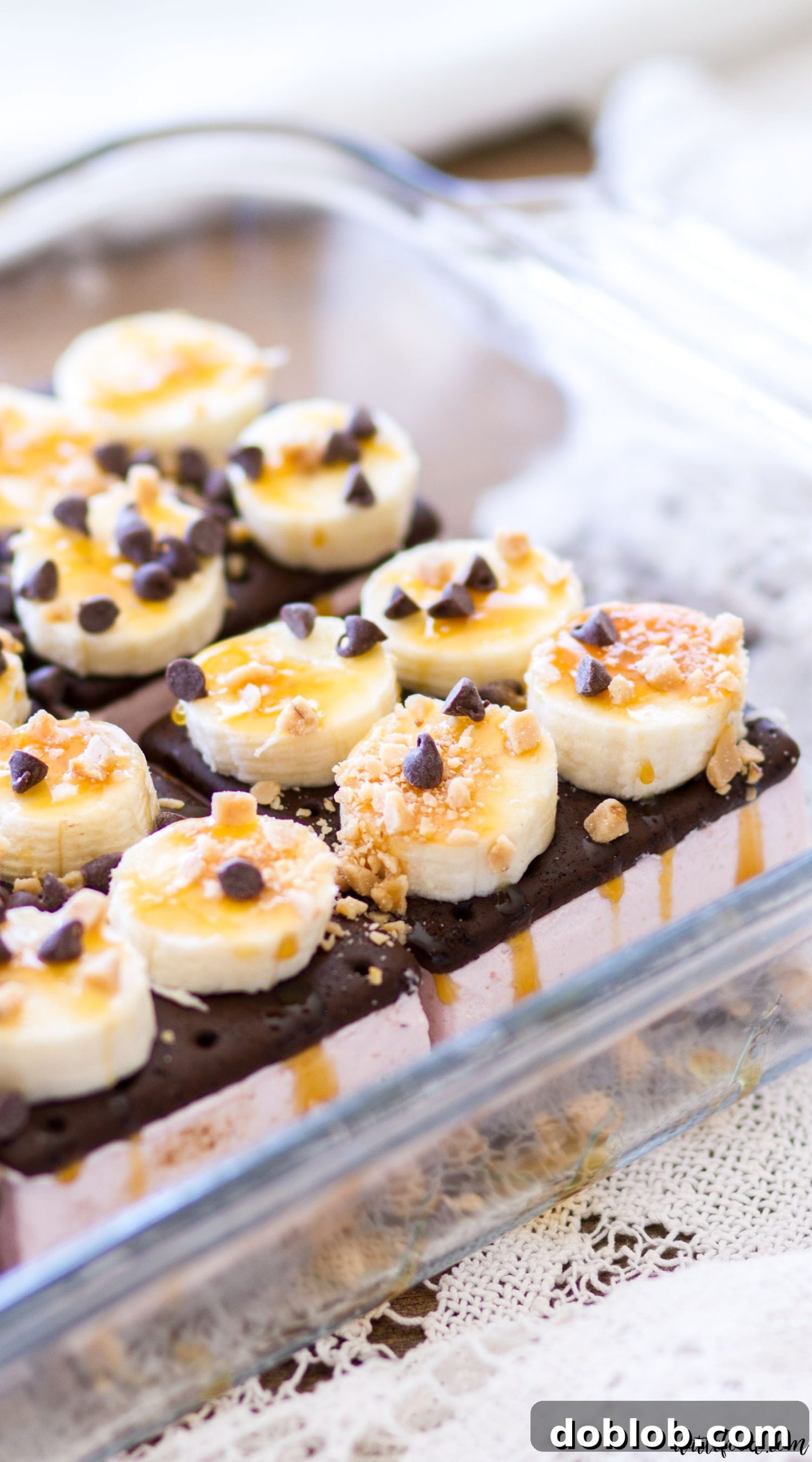 FatBoy Ice Cream Sandwiches stacked, ready for creating a delicious no-bake cake.
