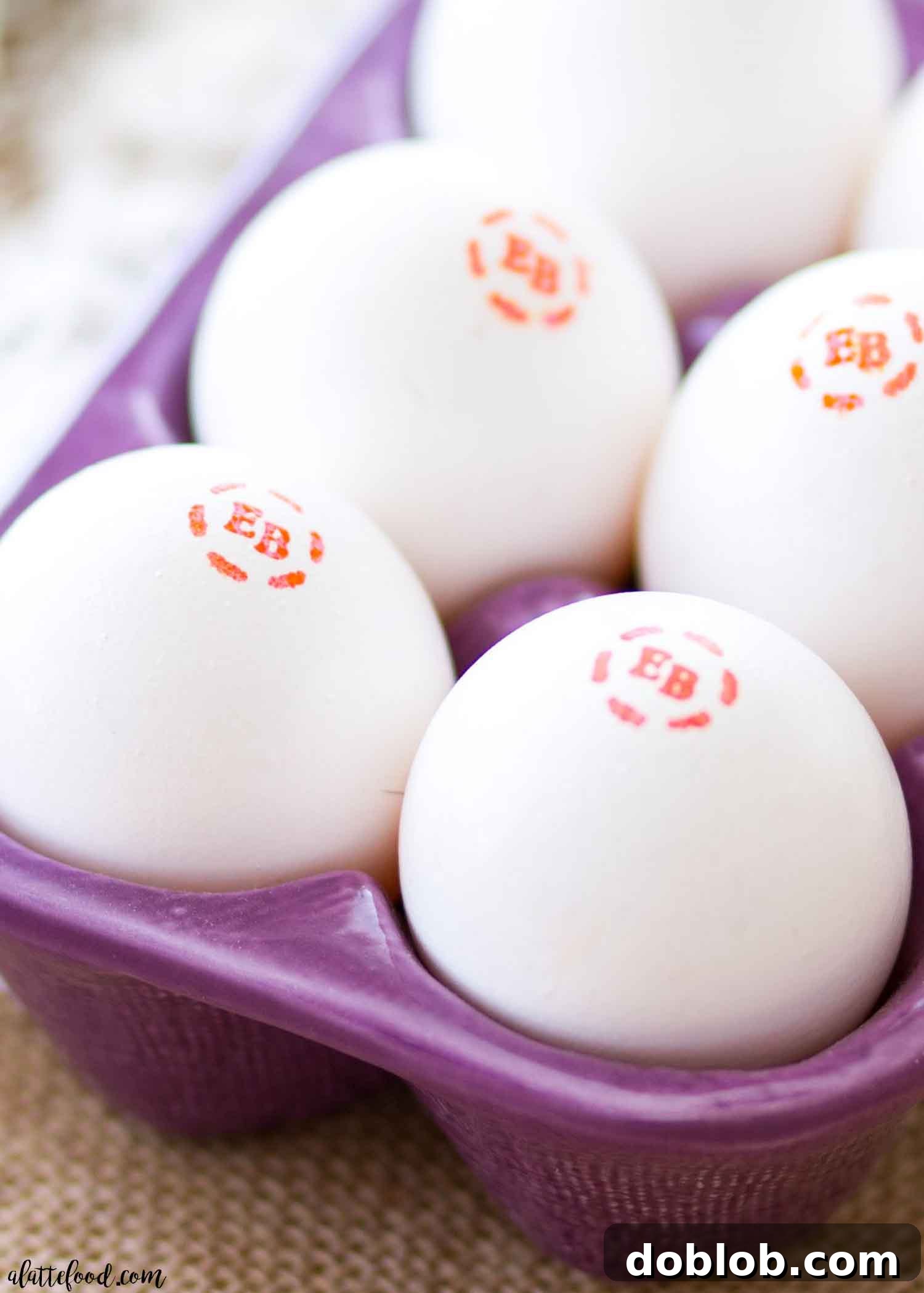 Ingredients for the Bagel and Cream Cheese Strawberry French Toast Casserole laid out, highlighting fresh strawberries, cream cheese cubes, and Eggland's Best eggs.