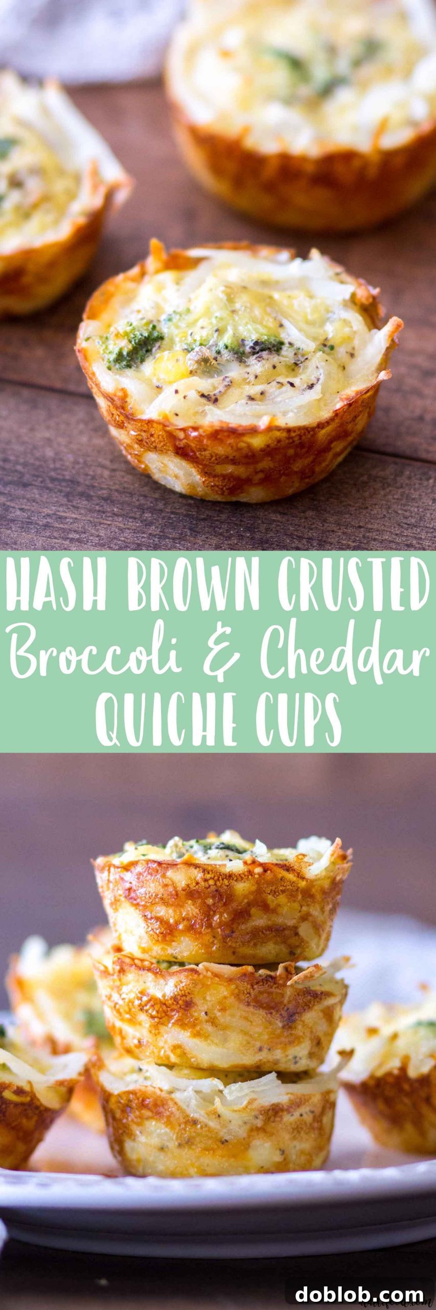 An overhead shot showcasing a large batch of hash brown crusted quiche cups, some prepared with fillings and some freshly baked