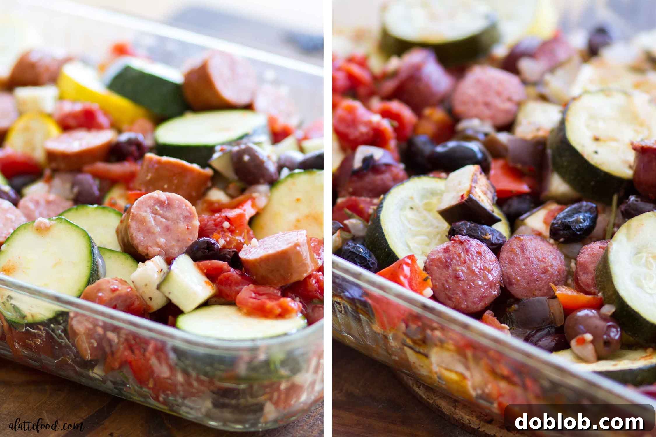 Garnished Roasted Ratatouille Bowl The finished Roasted Ratatouille Bowl, beautifully plated and garnished with fresh basil, highlighting the rich flavors and vibrant colors of this easy and comforting fall meal.